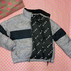 Victoria Secret PINK Sherpa Collar Puffer Jacket